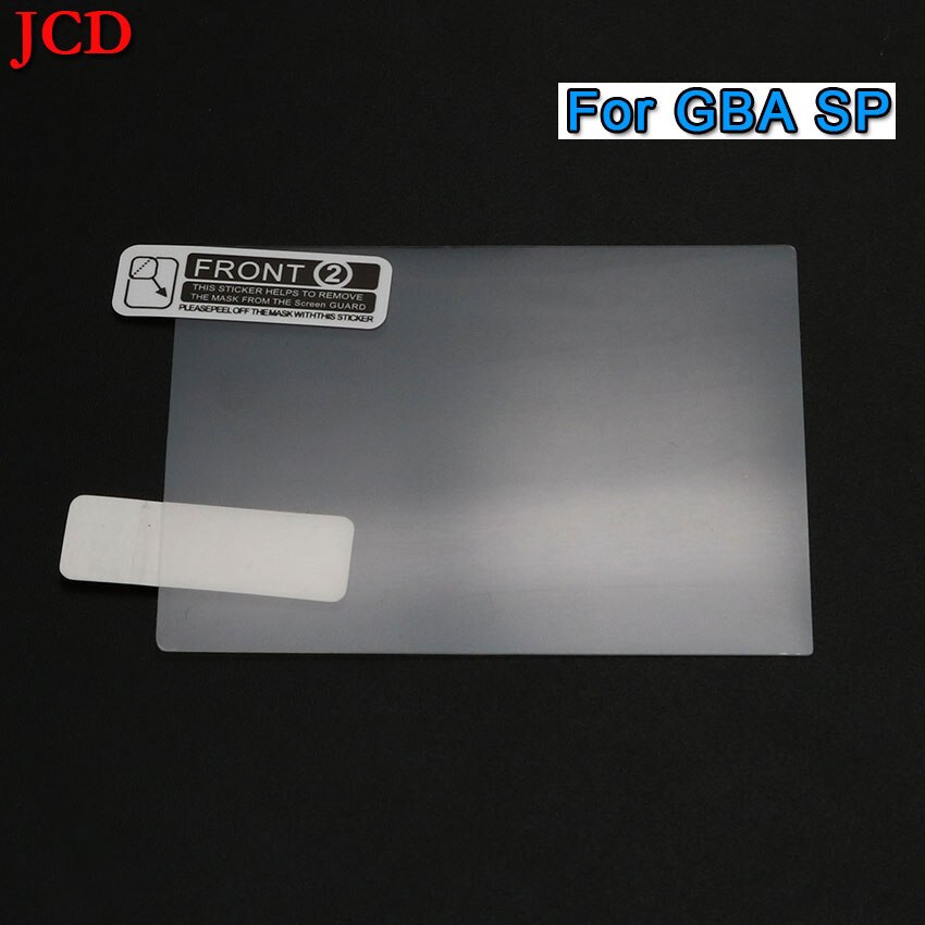 Jcd plast klar för gbp skärmlinsskydd för gb gba gbc gba sp skyddsfilm: För gba sp