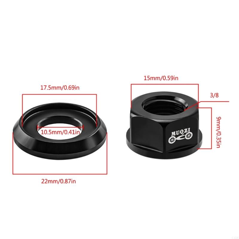 Fietsen Hubs Flens As Moer Aluminium Fietswiel Flens As Moer voor Voor en Achter Fietswiel Fietsen Deel