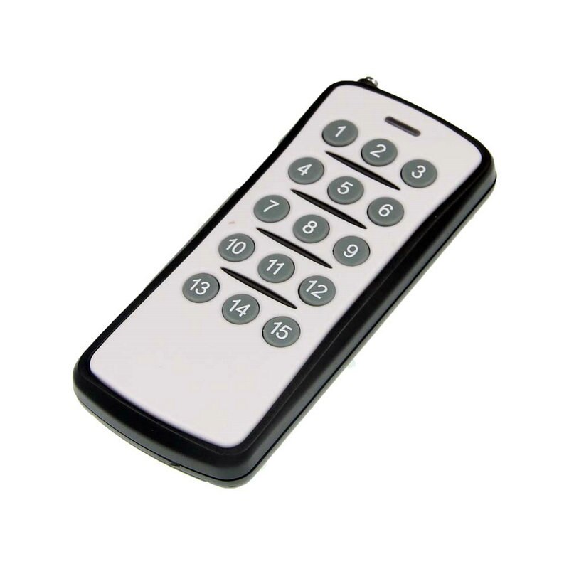 15 CH Channels 15CH RF Wireless Remote Control,315/433 MHz Transmitter Fixed Code PT2262