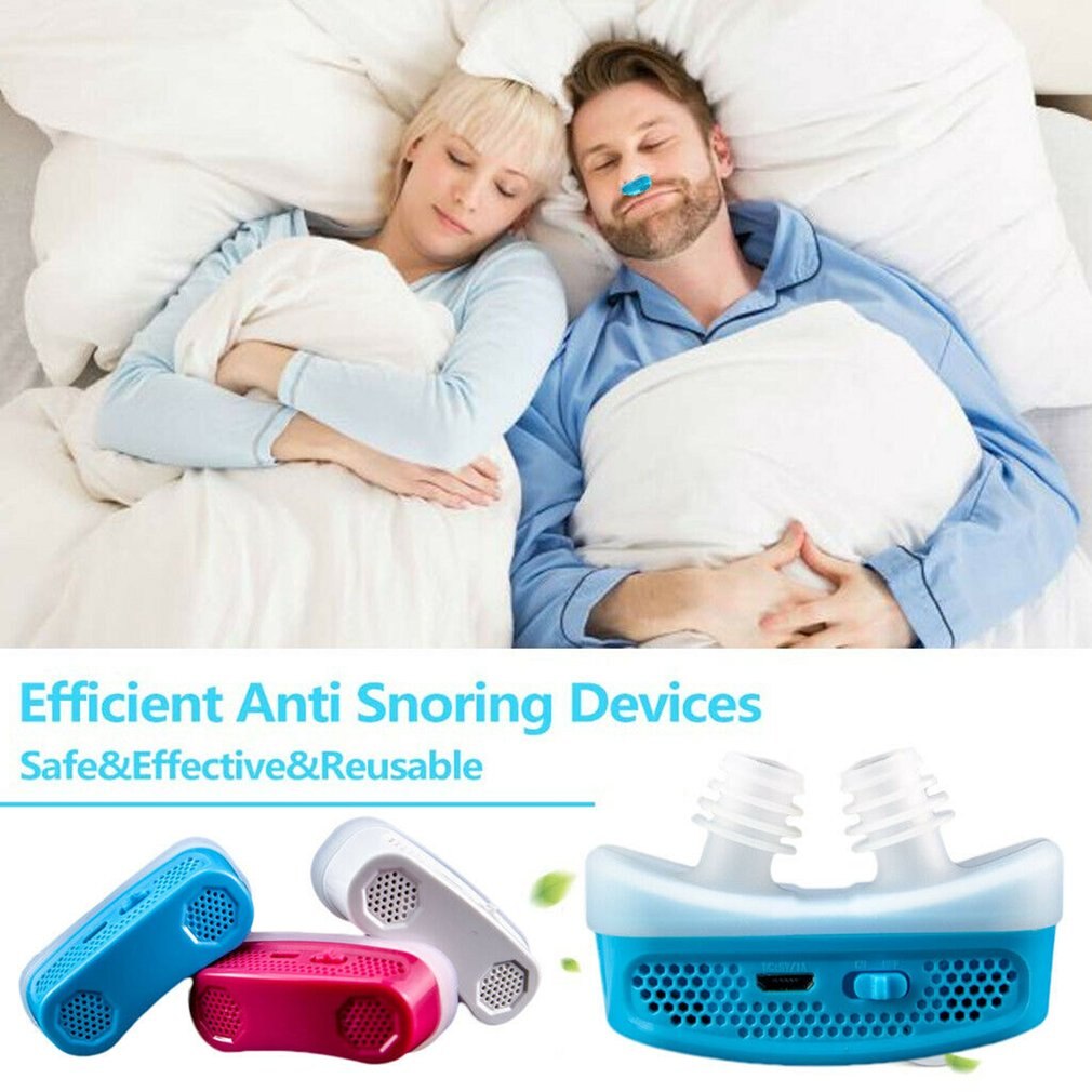 Micro CPAP Anti Snoring Electronic Device for Sleep Apnea Stop Snore Aid Stopper