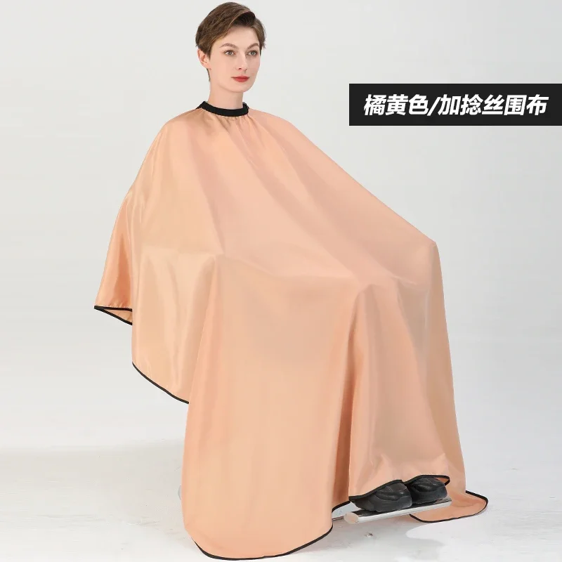 Plus Salon Professionele Kapsel Sjaal Snap Waterdicht Kapper Kappers Schort Kapper Haar Knippen Kleurstof Haar Styling Capes: Licht Geel