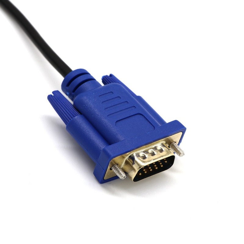 1 M HDMI Kabel HDMI Naar VGA 1080P HD Met Audio Adapter Kabel HDMI NAAR VGA Kabel