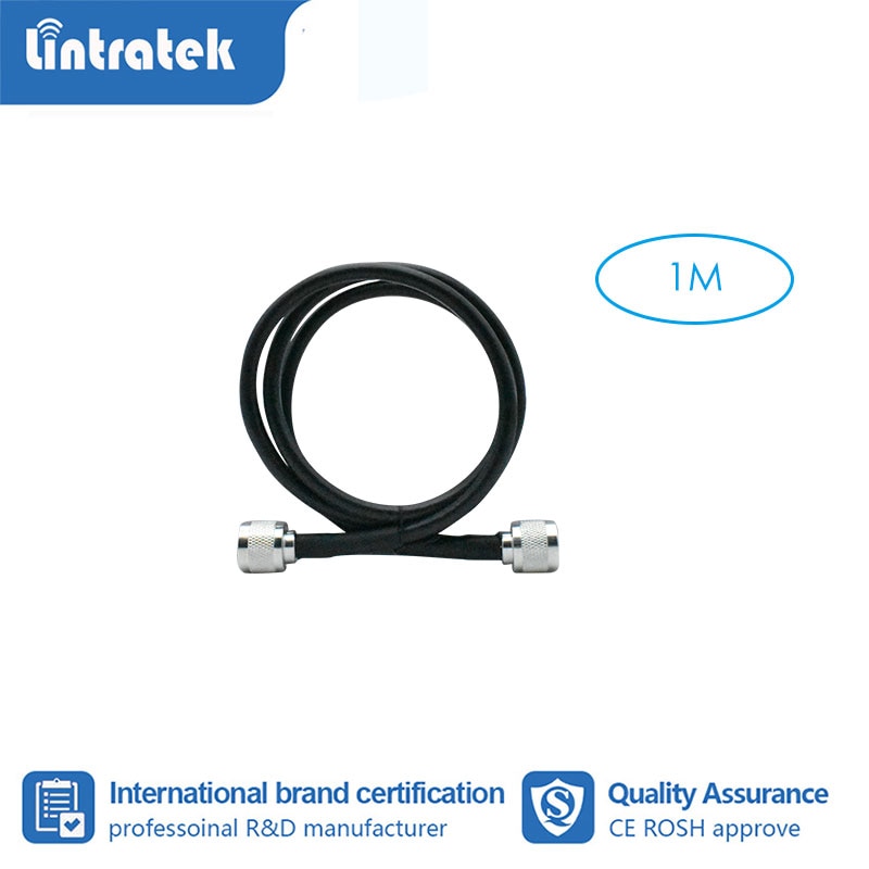 Lintratek 1 Meter Coaxial Cable N Male To N Male For Mobile Phone Signal Booster Repeater Amplifier #3