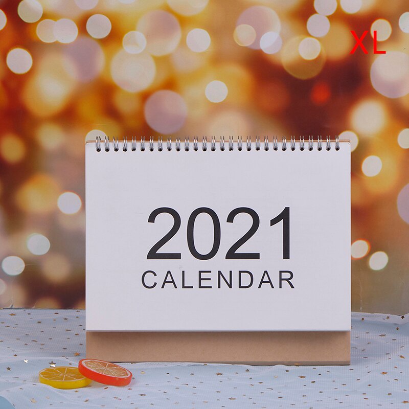 Calendário de mesa 2020-2021 enfeites de mesa nota de trabalho calendário de ano novo programação: XL