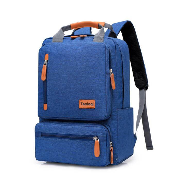 Chuwanglin male backpacks casual men's school backpacks Multifunction laptop backpack Leisure bookbag travel bags K72902: Blue