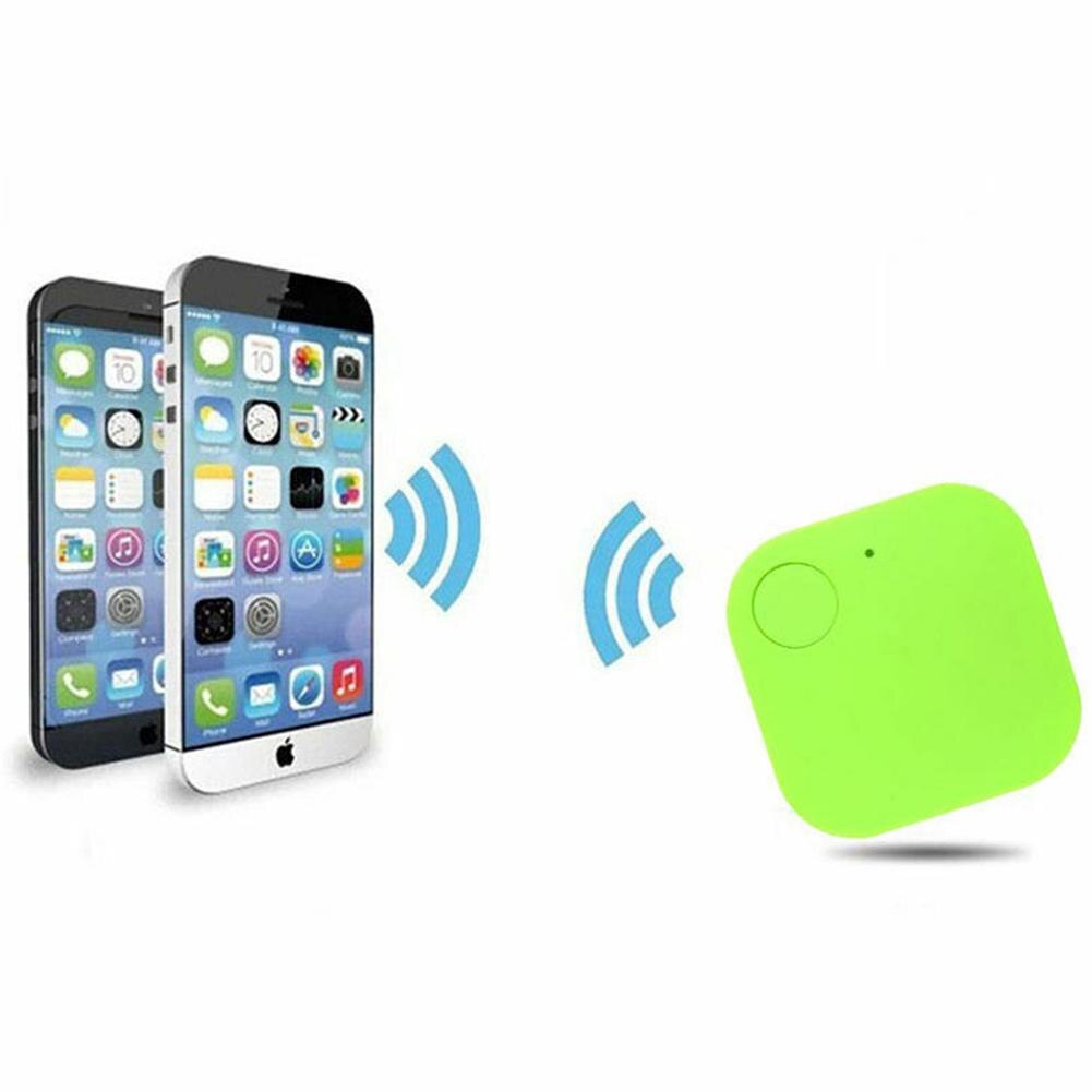 Trådløs bluetooth smart tag finder tracer barn pet locator alarm wallet key tracker anti-lost alarm påmindelse: Grøn