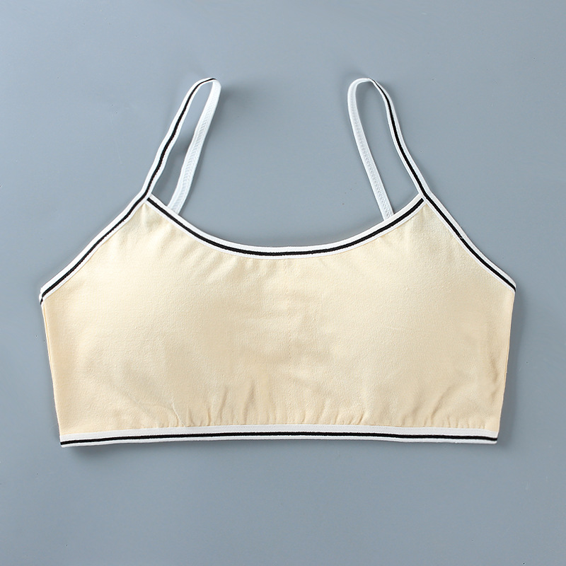 3Pcs Katoen Meisjes Beha Ontwikkelingsstoornissen Vest Sling 8-16 Jaar Oude Kinderen Tube Top Training Beha Tiener meisjes Kleding 10 14 16