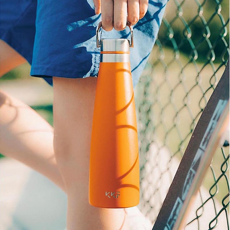 Xiaomi KKF Vacuum Bottle 24h Insulation Cup Thermoses Stainless Steel Thermos Flask 475ML Travel Mug Portable Sports Cold Cup