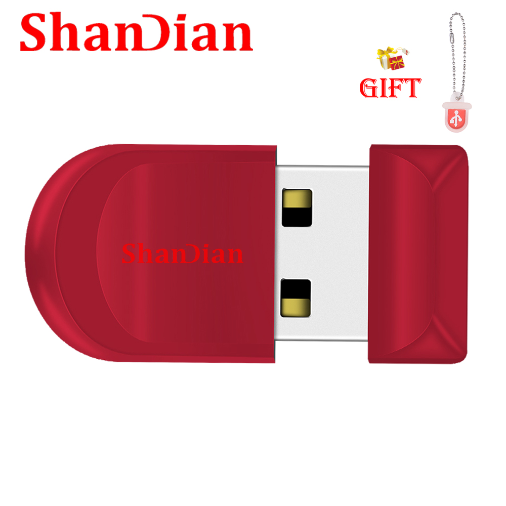 Super mini metal usb flash-hukommelse 64gb 32gb 16gb bærbar flashdrev 128gb pendrive flashdrev til erhverv: Rød / 64gb