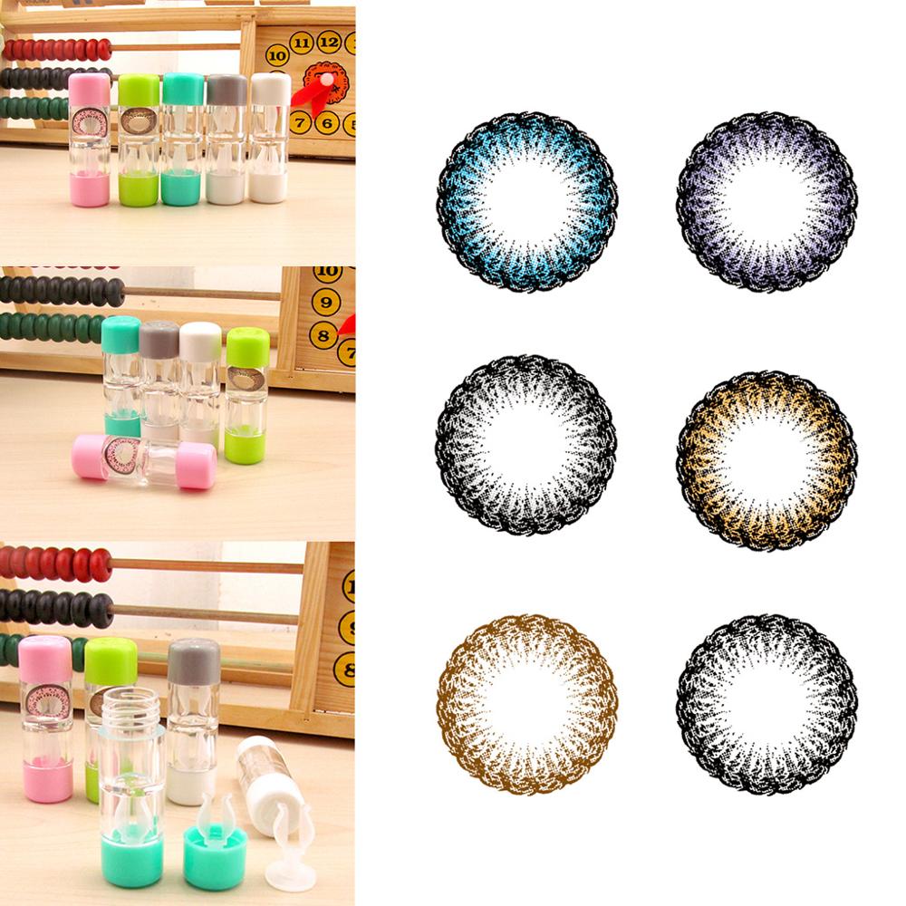 Cosmetic Contact Lens Container Holder RGP Hard Contact Lens Case Protective Box