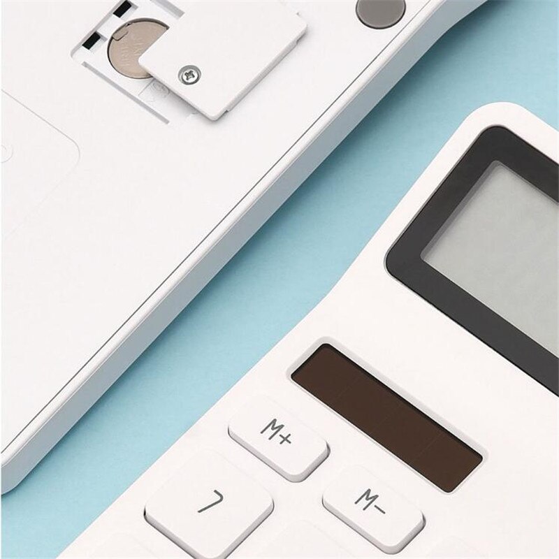 Calculadora de sobremesa LEMO Original Xiaomi fotoeléctrica Dual Dive 12 Pantalla de números apagado automático para negocios de oficina y finanzas
