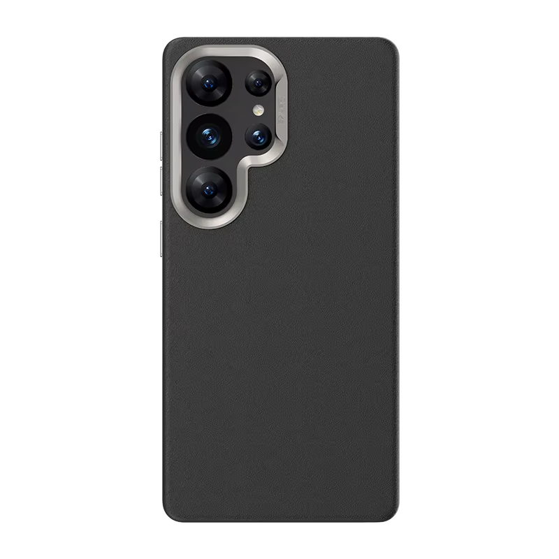 Benks VitaPro Case for Samsung S25 Ultra LeathrX Vegan Leather Anti Yellow Cover Light Good Feel Full Coverage Protection Casing: black