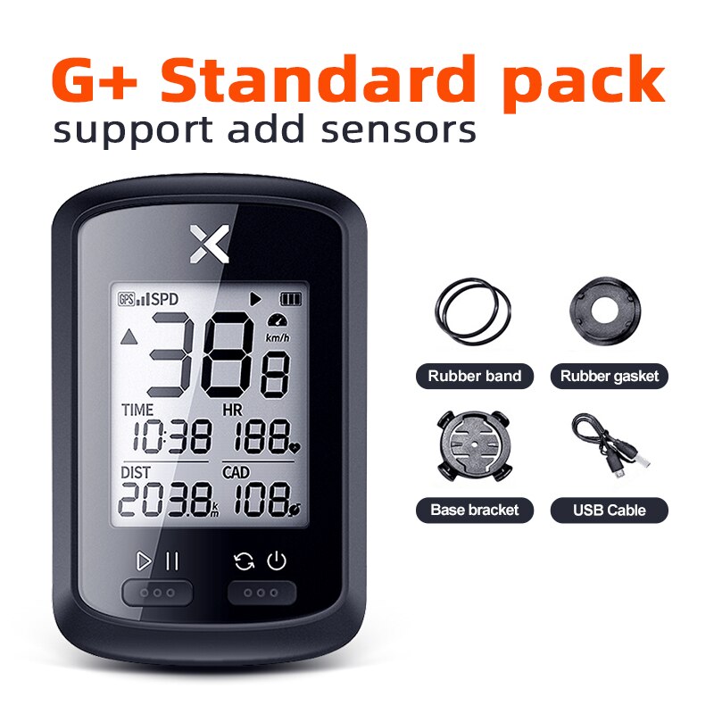 XOSS GPS Cycling Computer G Wireless Bike Speedometer Bluetooth Tracker Waterproof Road MTB Bicycle Accessories Speedometer: XOSS G plus
