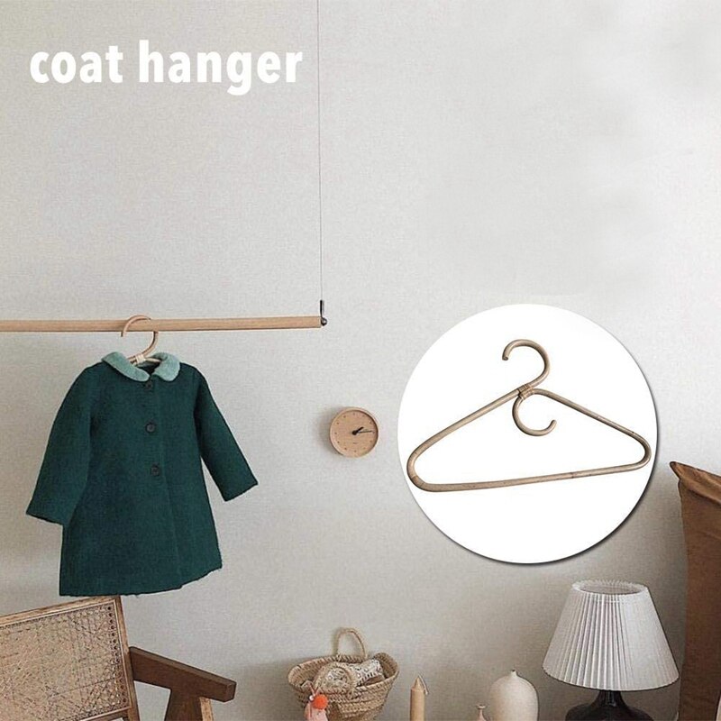 Rotan kledinghanger stijl, kleding organizer, rek volwassen hanger, kamerdecoratie hanger voor uw kleding .1 stuks