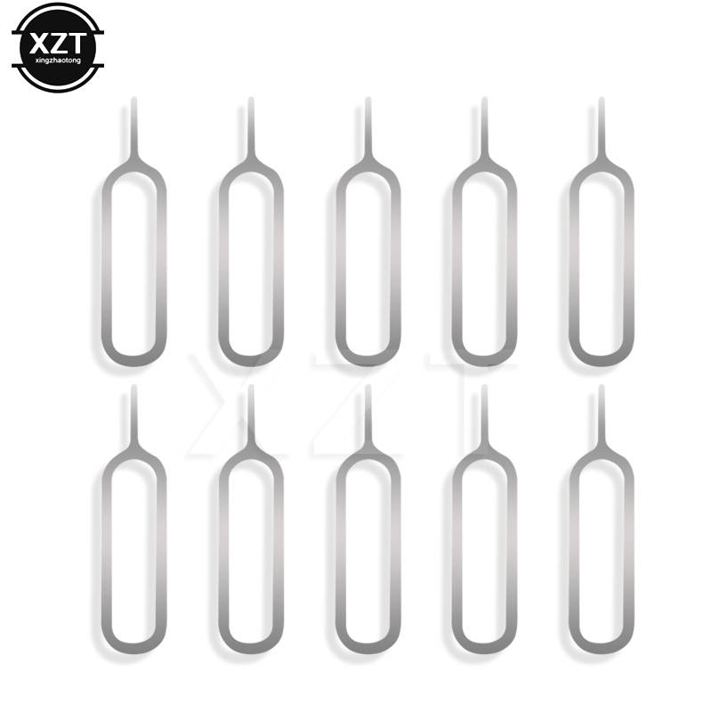 5 pcs Smartphone SIM Card Tray Removal Remover Éjection Pin Aiguille Outil Clé Pour iPhone X 7 6 s 6 plus 5 xiaomi Mobile Téléphone