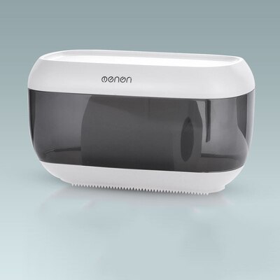 Soporte de papel higiénico montado en la pared, caja de papel higiénico, estante de almacenamiento de rollo de papel impermeable, organizador de tubo de papel para Baño: CF086-3