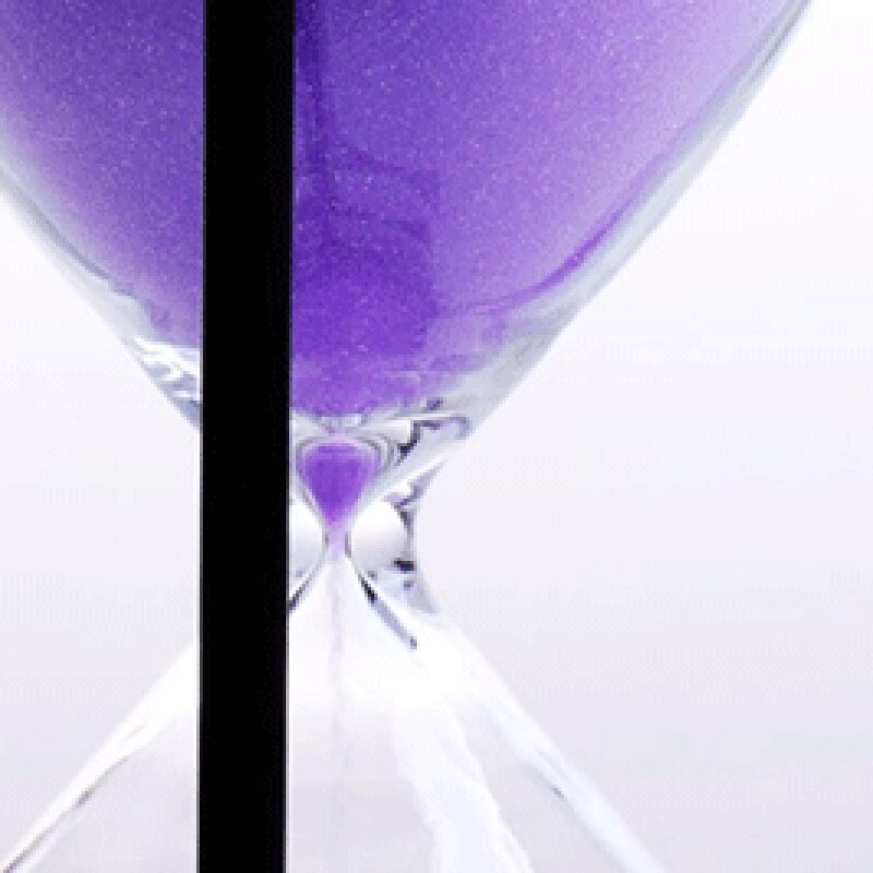 Sekskantmøtrik tre søjle timeglas 30 minutter glas timeglas timer