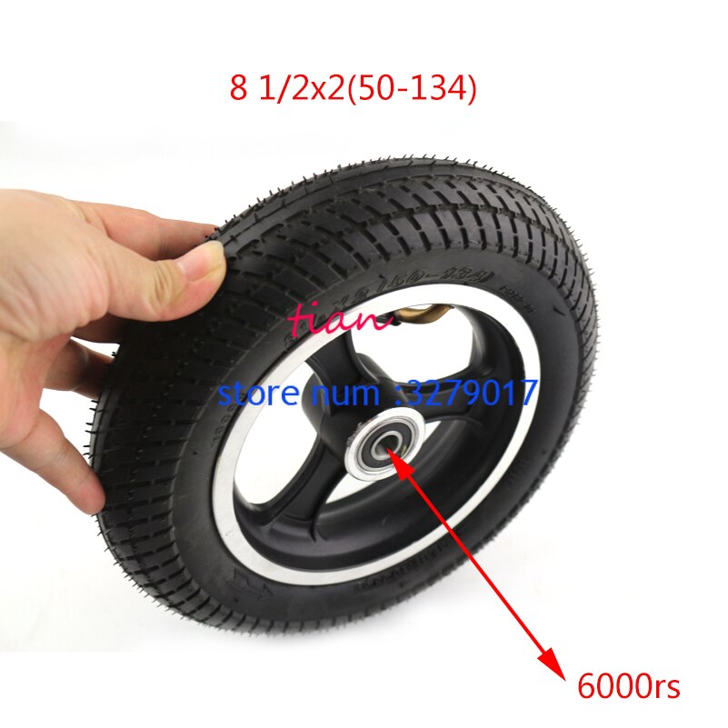 8 1/2 x 2 (50-134)  dekk 8.5 tommers gassscooter og elektrisk scooterdekk og felg  (8 ' 1/2 '  x2 tommers) hjul