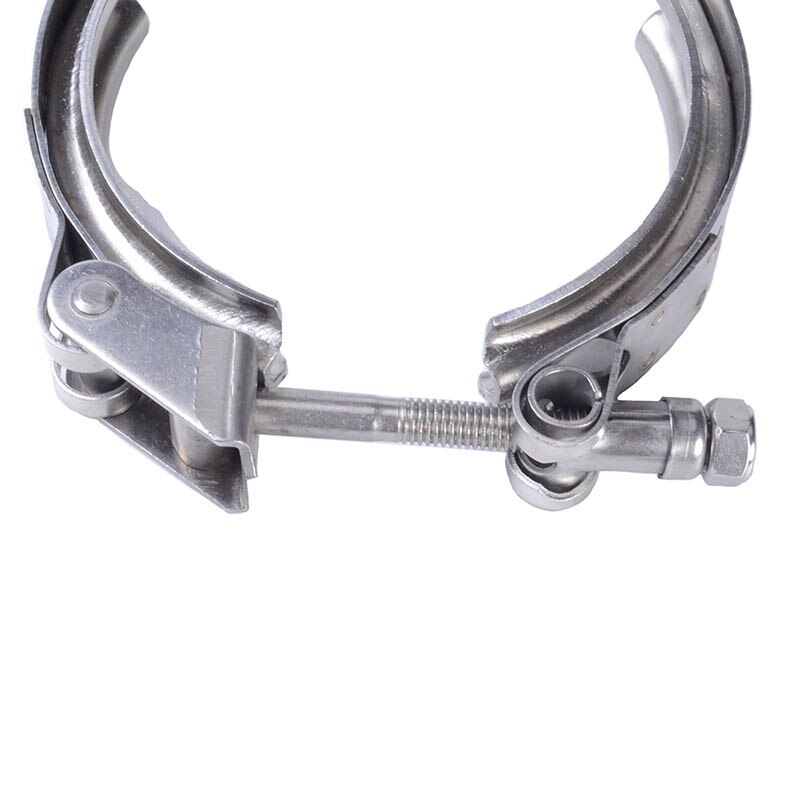 3.5Inch Stainless Steel Exhaust Universal V-Band Clamp VBand Exhaust Turbo Downpipe V-Band Clamp Quick Release