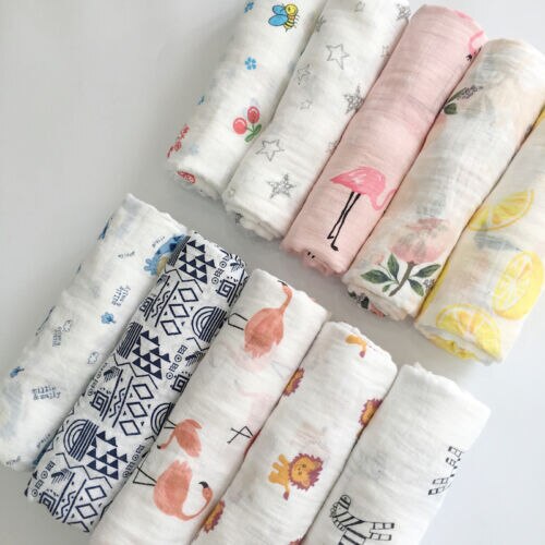 М- couverture à langes pour bébé 100% coton | Couvertures pour bébé coton, literie bébé, serviette à langes pour -nés
