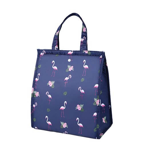 Bolsa de almuerzo de flamenco, bolsa de bolso térmico para comidas de oficina para mujeres, bolsa portátil para Picnic, fruta, postre, paquete de alimentos frescos, accesorios de almacenamiento: Style A 1