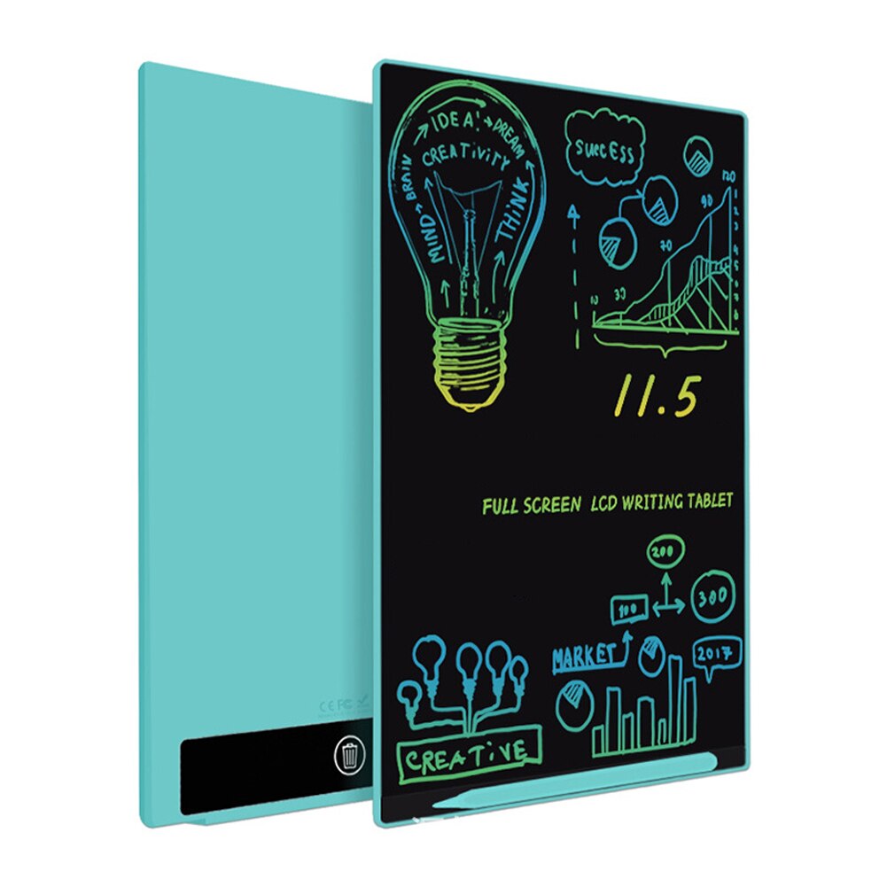 11.5in LCD Electronic Memo and Writing Tablets for Elderly and Children Write to Communicate Portable Business Intelligent: Blue