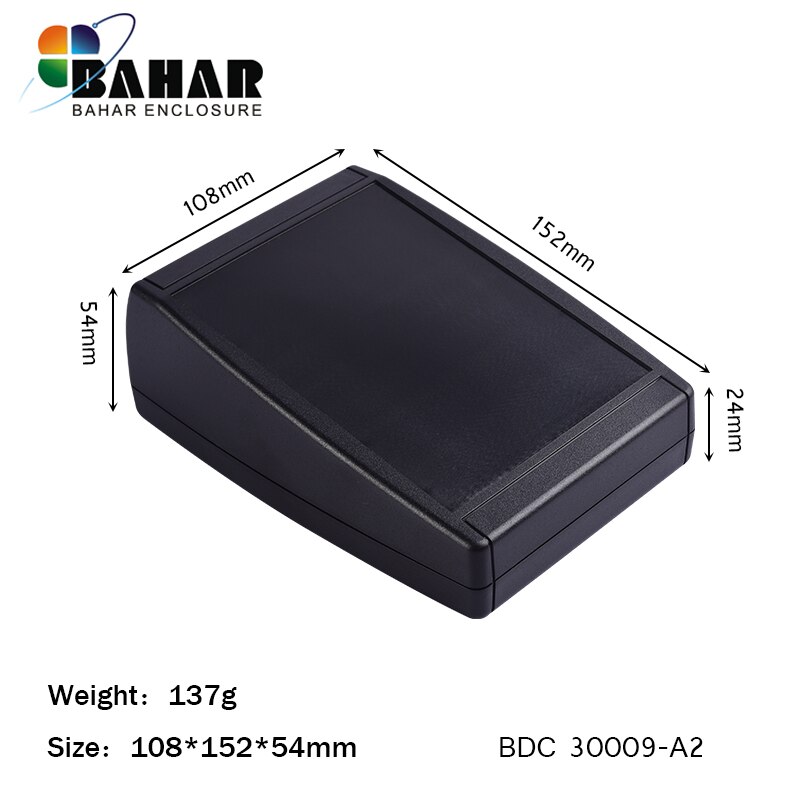 Bahar diy project electronic junction box circuit board plastic enclosure wire connection box ABS instrument box 108*152*54mm