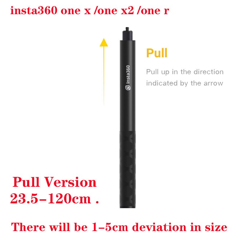 Insta360 ONE X2 Selfie Stick and insta360 Motorcycle Bundle (ONE X &amp; ONE R) Motorcycle riding accessories: Pull version