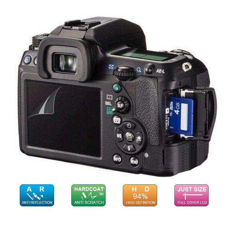 (6 stks, 3 pack) LCD Guard Film Screen Display Protector w/Top LCD voor Pentax K-5 II/K-5 IIs Digitale Camera