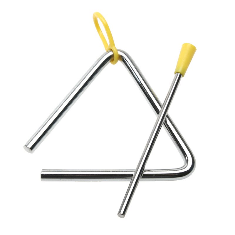 Musical Instrument 4 Inch Triangular Musical Instruments Percussion Musical Educational Triangle For Kids Children'S Day