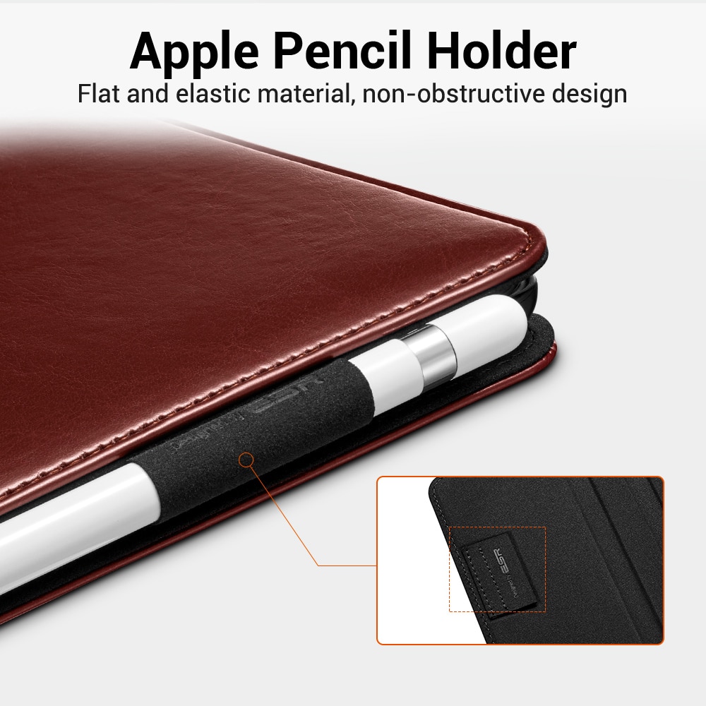 ESR Case for iPad Pro 10.5/11 Cover Premium PU Leather Luxury Business Folio Stand Auto Wake Smart Cover for iPad Pro 11