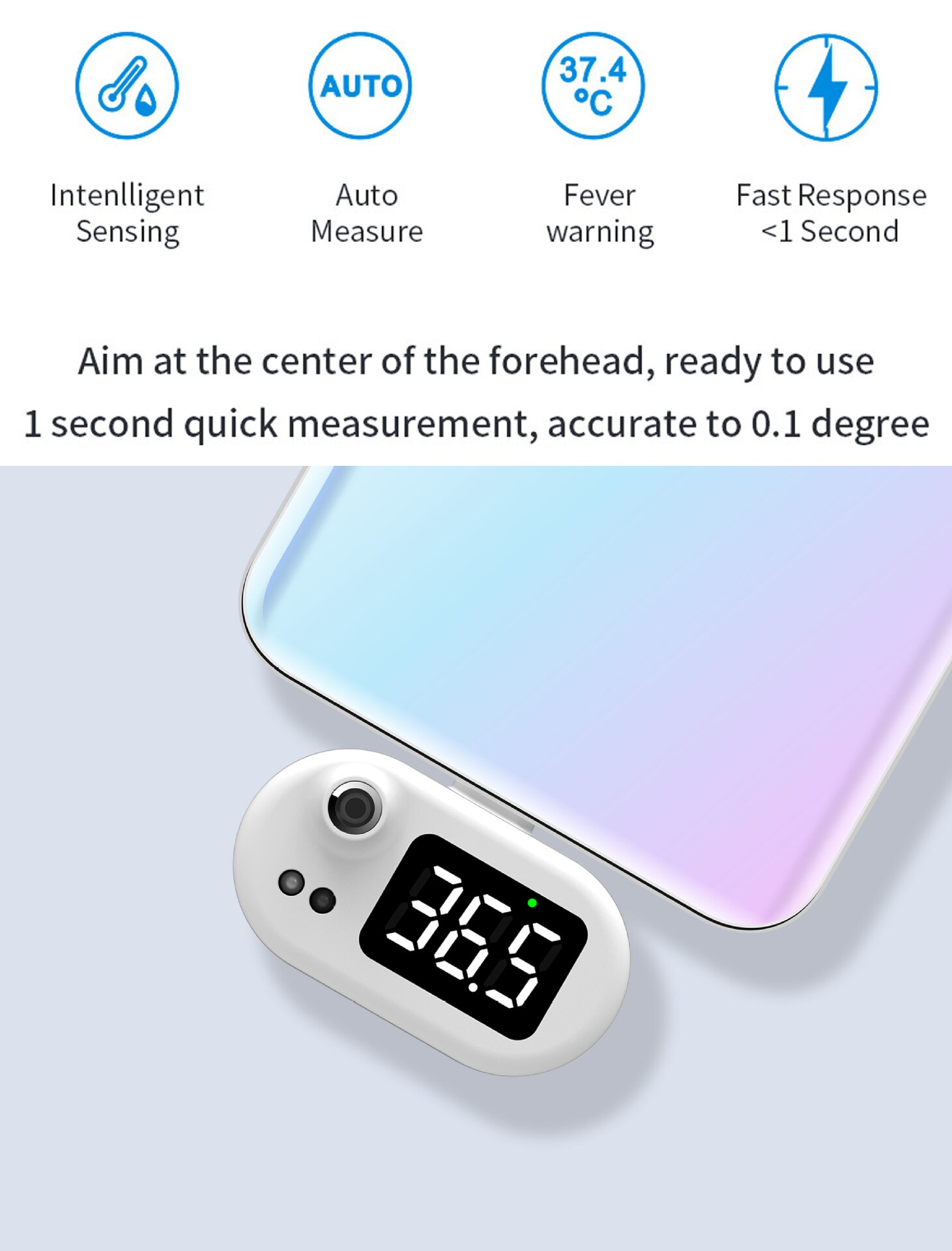 Sales Smart Mobile Phone Body Thermometer