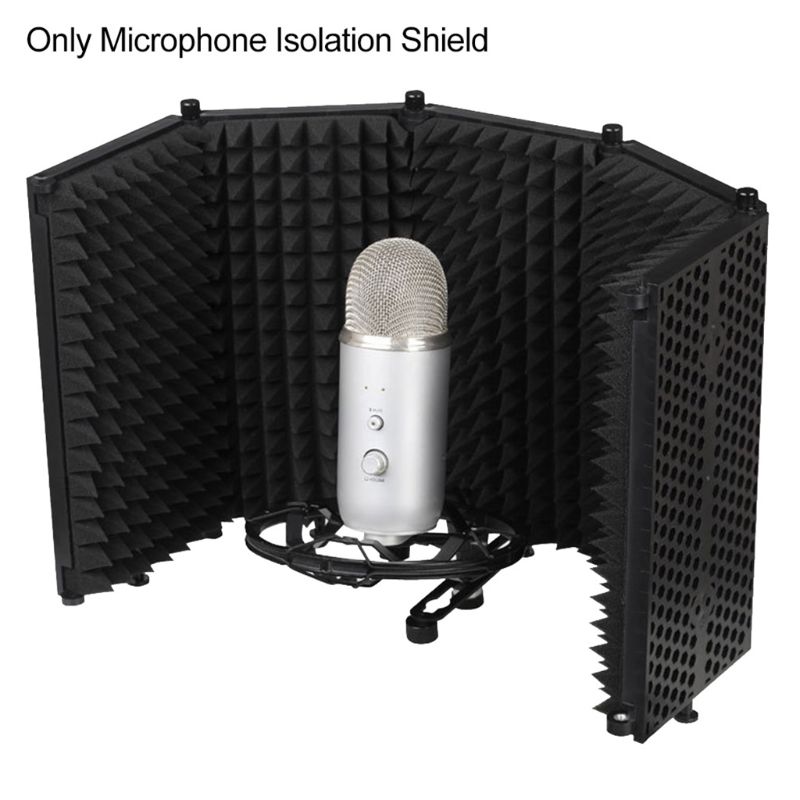 Schermo Isolante Per Microfono 360° – Fonoassorbente Professionale Per Studio, Podcast