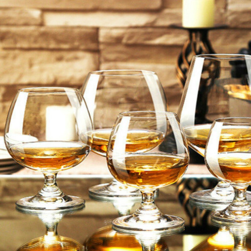 100-600ml European Brandy Snifter Wine Glass Small High Household Shot Glass Multi-Purpose Whiskey Wine Cup Bar Drink Drinkware
