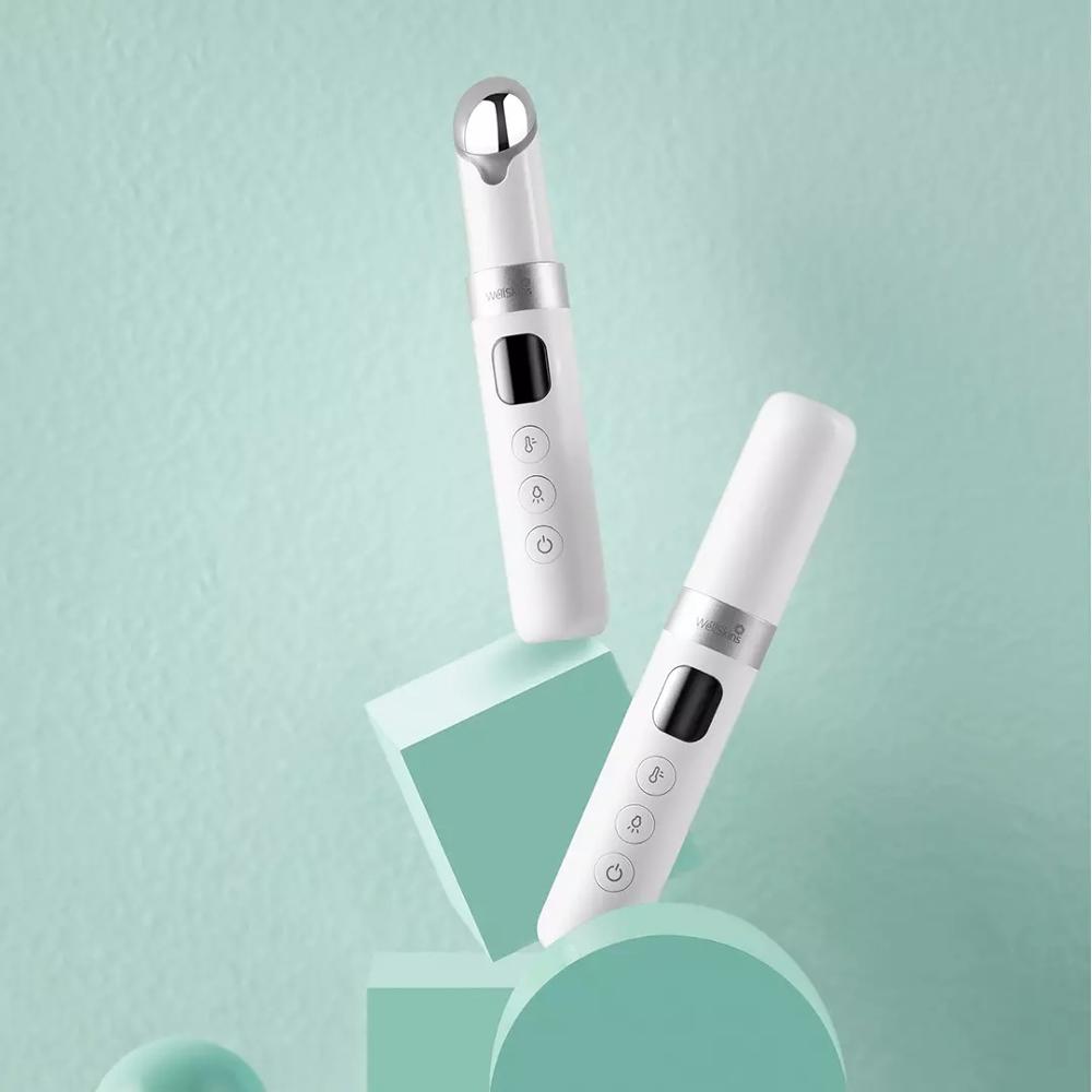 Xiaomi-masajeador de ojos Youpin WellSkins, WX-MY300, luz de Color cálido, belleza para el cuidado de los ojos, vibración de tres velocidades, masaje muscular para los ojos