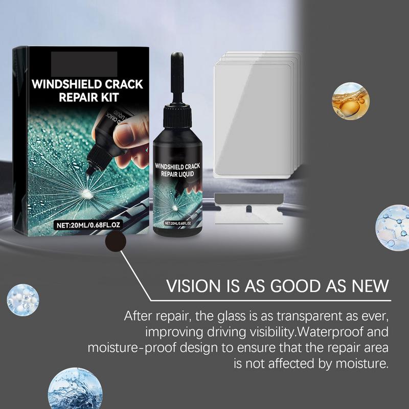 Voorruit Crack Reparatie Vloeistof Autoruit Reparatie Kit Glas Auto Voorruit Krak Herstel Vloeistof