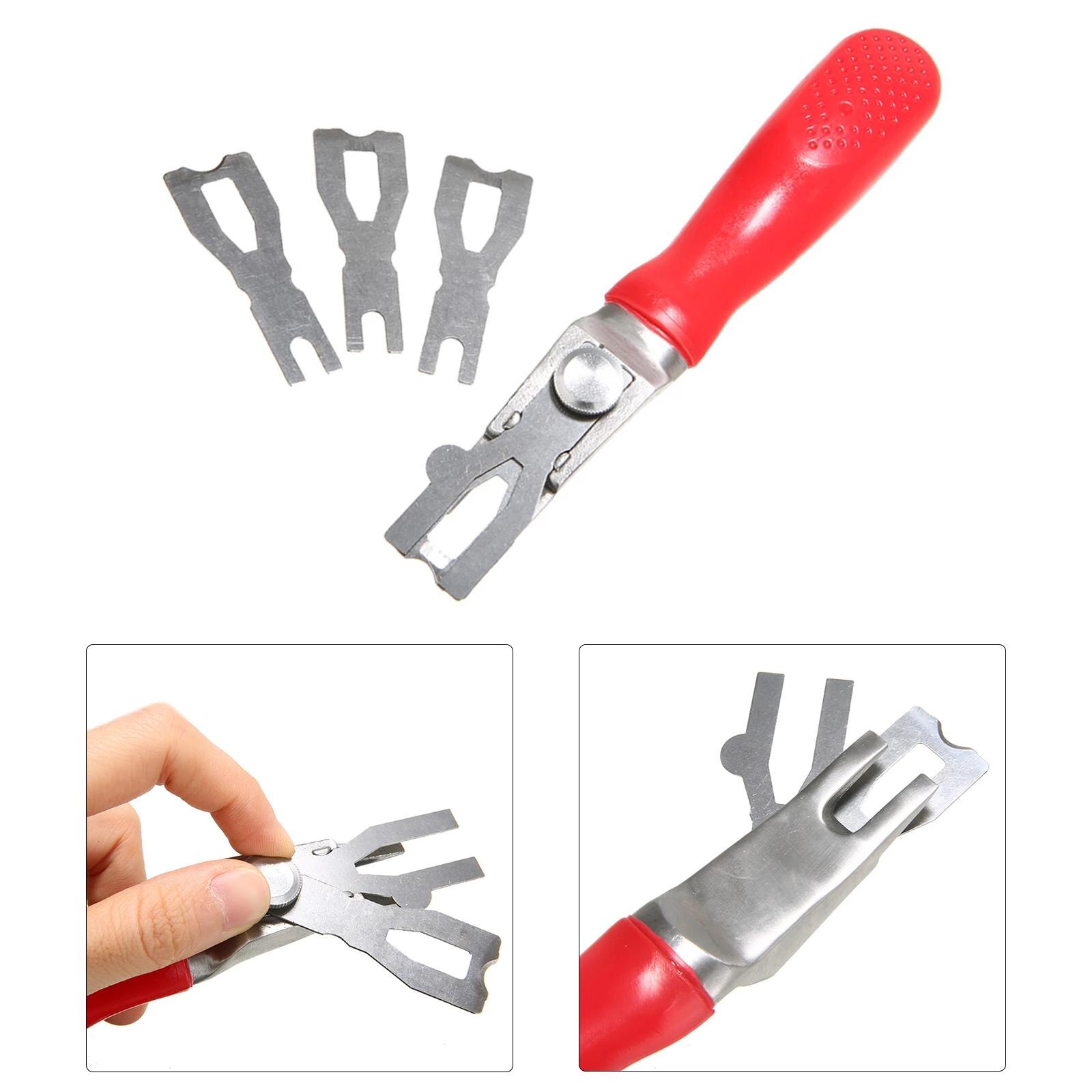 3 Blade Vinyl Flooring Welding Cutting Kit Floor Crafts Carpet Trimming Skiving Cutting Tools