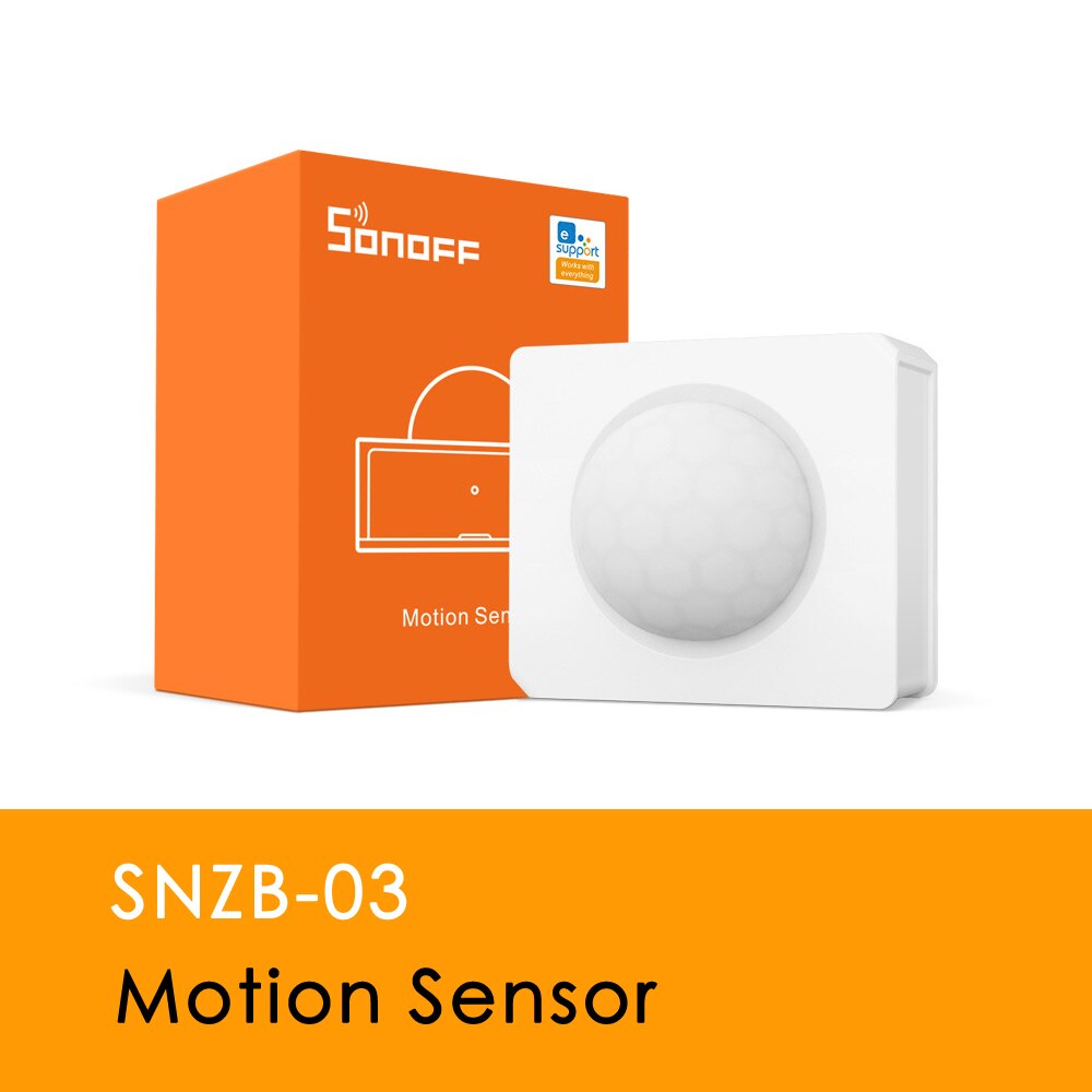 SONOFF SNZB 03 Zigbee Motion Sensor Human Body Sensor, Zigbee PIR Sensor, Work with SONOFF Zigbee Bridge, Smart Home Security: Default Title