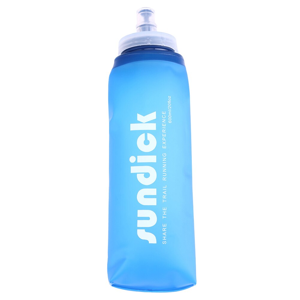 SUNDIC 600ml Tragbare Faltbare Wasser Tasche TPU Weiche Trinken Flasche draussen Sport Radfahren Wandern Camping Trinken Beutel: Ursprünglich Titel