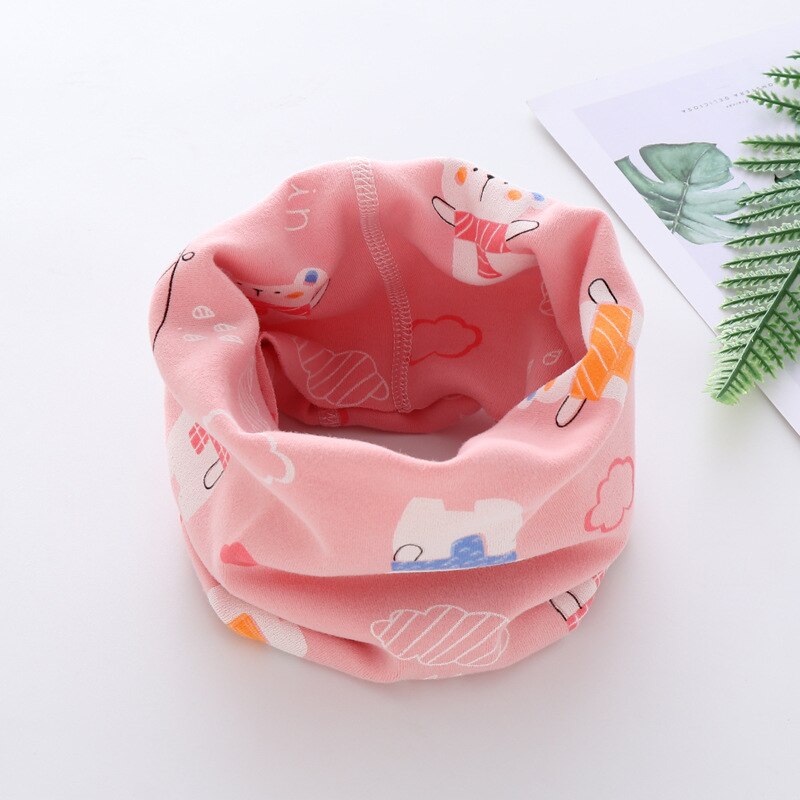 Écharpe en coton pour enfants de 0 à 10 ans, col à la pour garçons et filles, collection printemps automne hiver: 007
