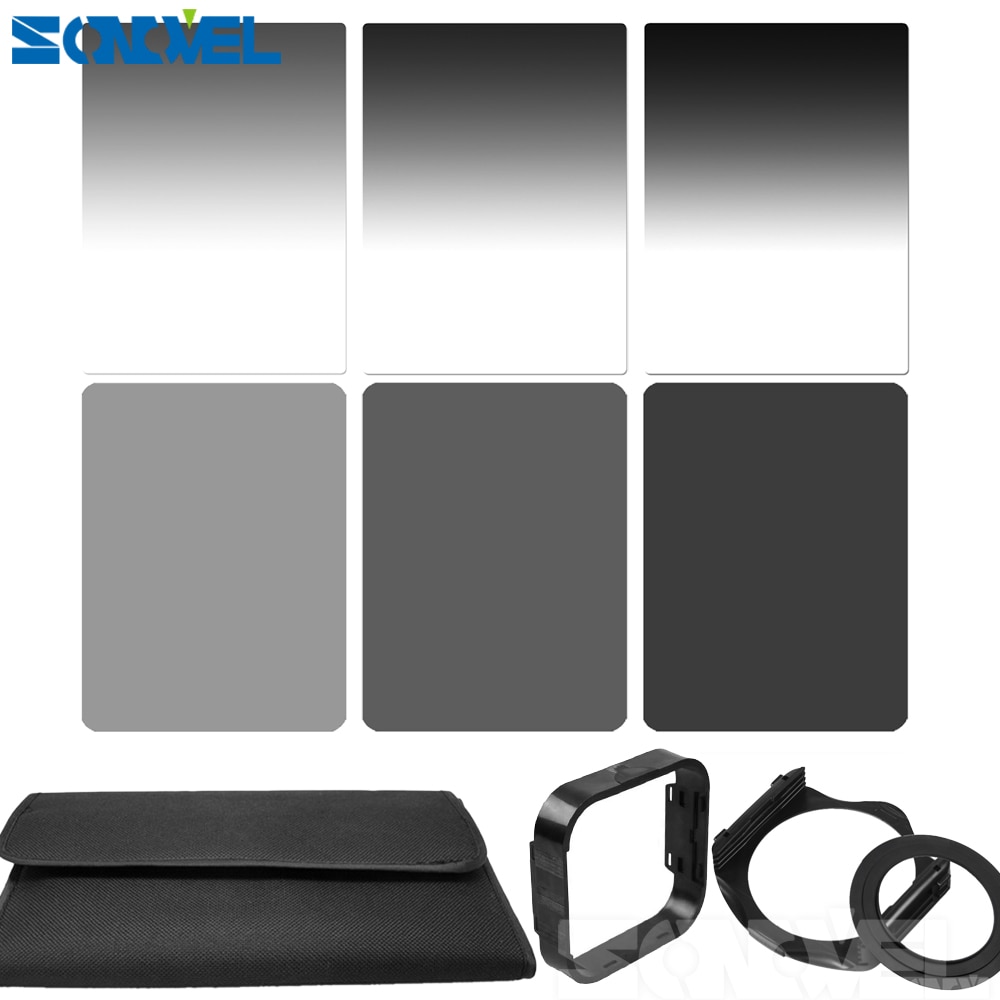 49 52 55 58 62 67 72 77 82mm Anel Adaptador de Metal 6 Cokin P Série Filtro Conjunto Completo Gradualmente ND2 ND4 ND8 Saco de Filtro Quadrado