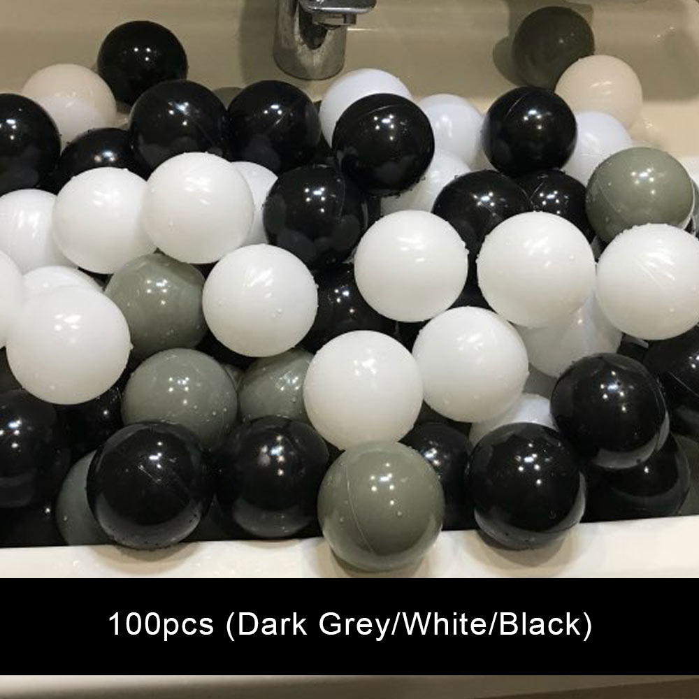 Lote de pelotas de plástico ecológico para piscina de agua, pelota para nado, Juguetes Divertidos para bebés, pelota de aire antiestrés para exterior, 100 unidades: WJ3254B