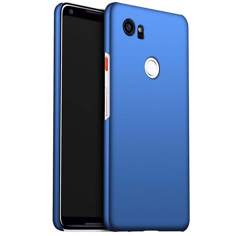 per il caso di Google pixel 2 XL pixel2xl Dura del PC sottile Opaca di Protezione Della Pelle della copertura Posteriore di casi di sFor Google pixel 2XL da 6.0 pollici della copertura borse: Blu