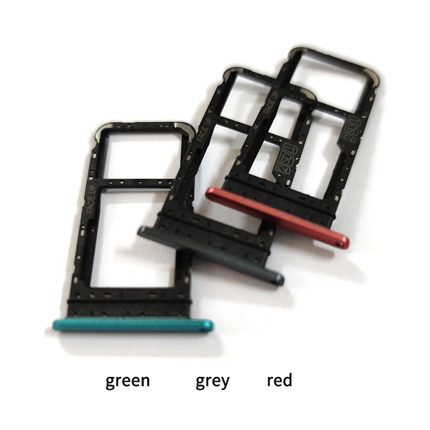 50PCS Sim Tray Holder For Motorola Moto E7 SIM Card Tray Slot Holder Adapter Socket Repair Parts