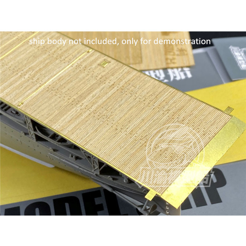 1/350 Scale Wooden Deck Masking Sheet PE For Trumpeter 05631 USS Langley CV-1 Model Ship CY350067 Assemble