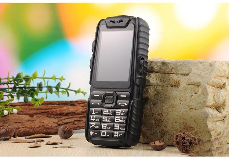 Guophone A6 9800mAH Power Bank Mobile Phone 2.4"0.3MP Camera With English or Flashlight and Russian Keyboard Cell Phones
