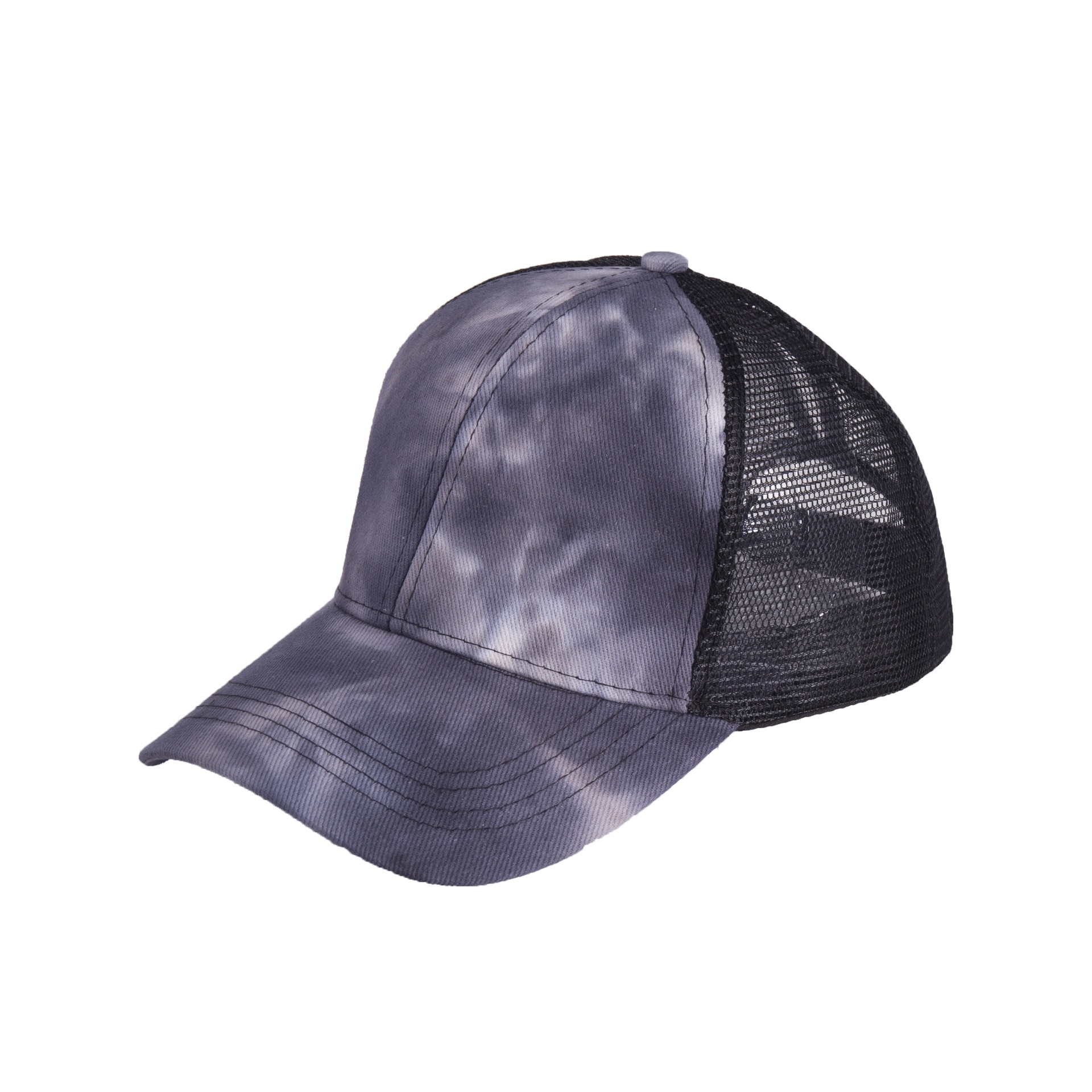 Zomer Womens Mesh Cc Paardenstaart Baseball Caps Mode Tie Dye Snapback Caps Voor Vrouwelijke Sport Hoed Zonnehoed anti-Uv