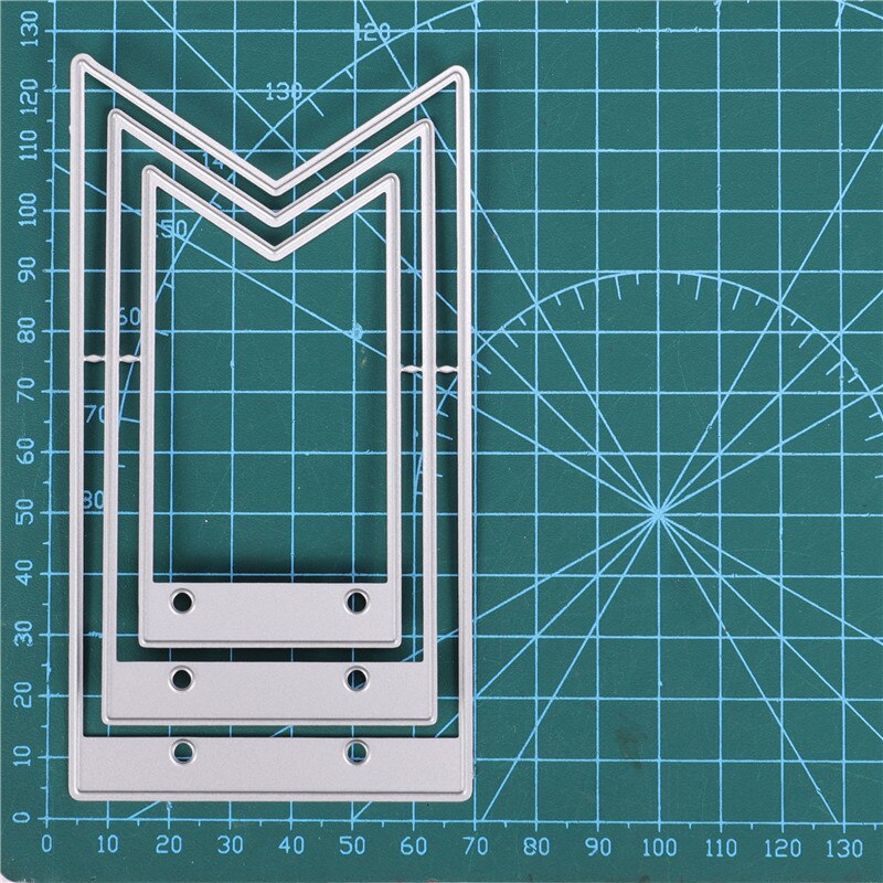 Kokorosa Frame Metal Cutting Dies Scrapbooking Craft Dies Cuts Christmas DIY Album Card Make Stencils Die Cut: DMZH507