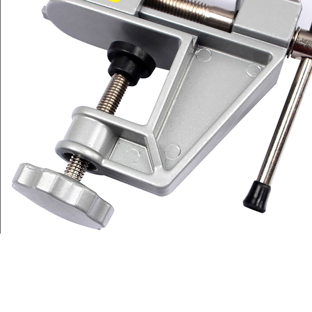Universal Mini Bench Vise Aluminium Alloy Table Screw Vise Bench Clamp Screw Vise for Craft Mold Fixed Repair Tool Electric
