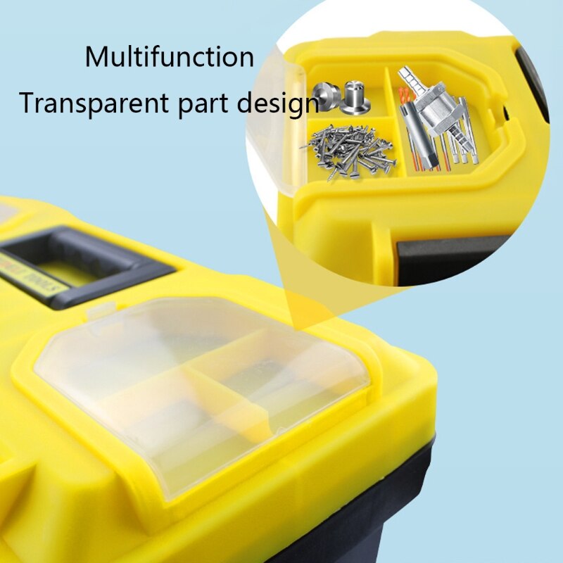 Multifunctional Tool Box for Household Storage Electrician Woodworking Portable